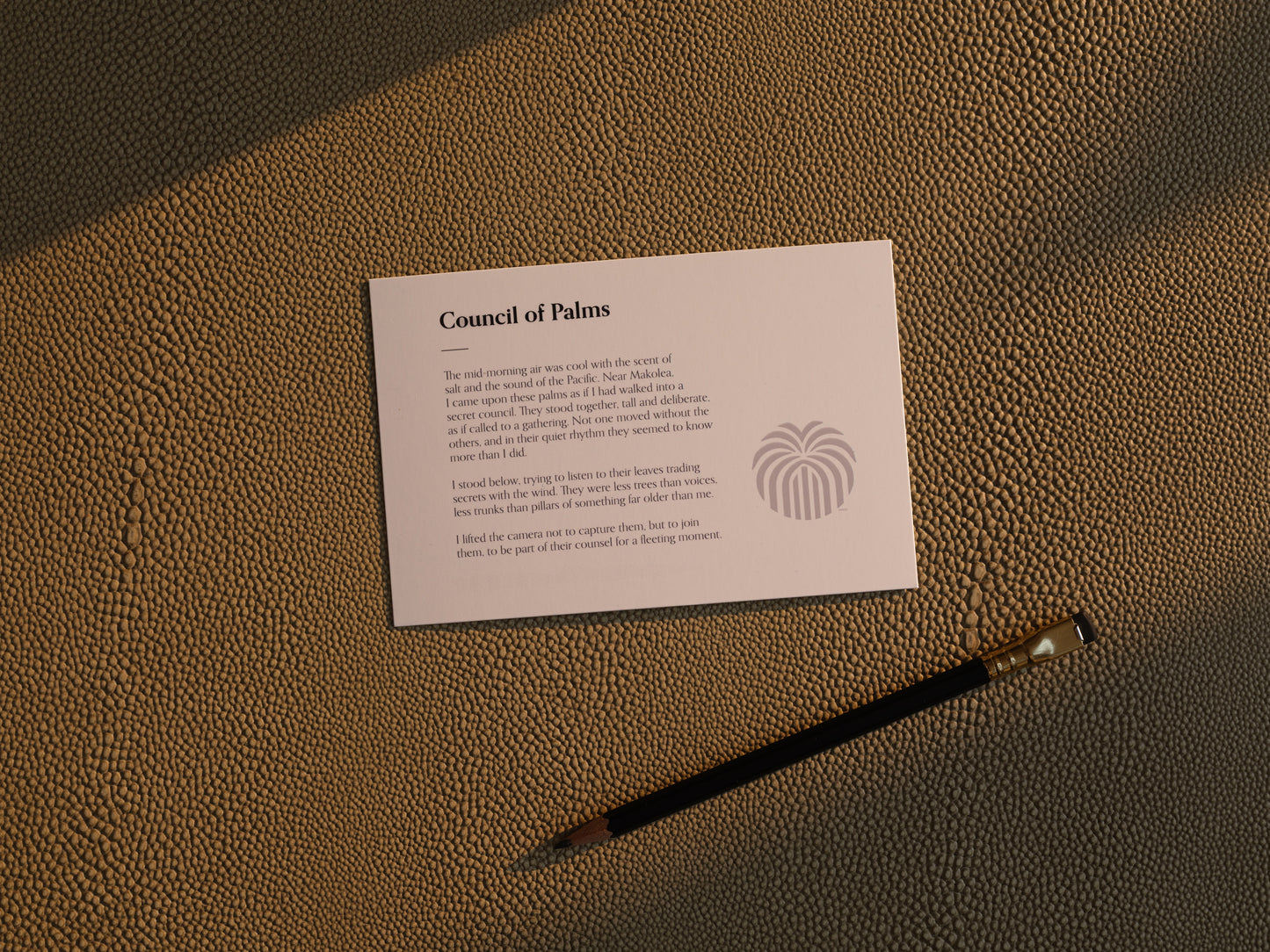 Council of Palms — Founders Series, 24 × 36 in